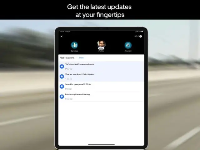 Je! Programu ya dereva wa Uber inafanya kazi kwenye iPad?