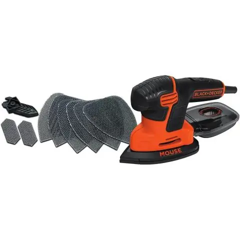 Làm thế nào để bạn nạp giấy nhám vào máy chà nhám Black and Decker?