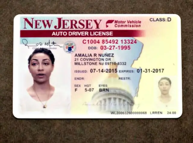 Wie ändere ich meinen Namen beim DMV in NJ?